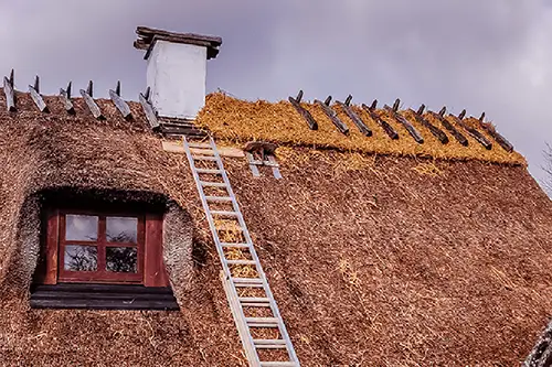 Tag som er ved at blive renoveret